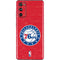 NBA Philadelphia 76ers Distressed Galaxy S20 Fan Edition Skin
